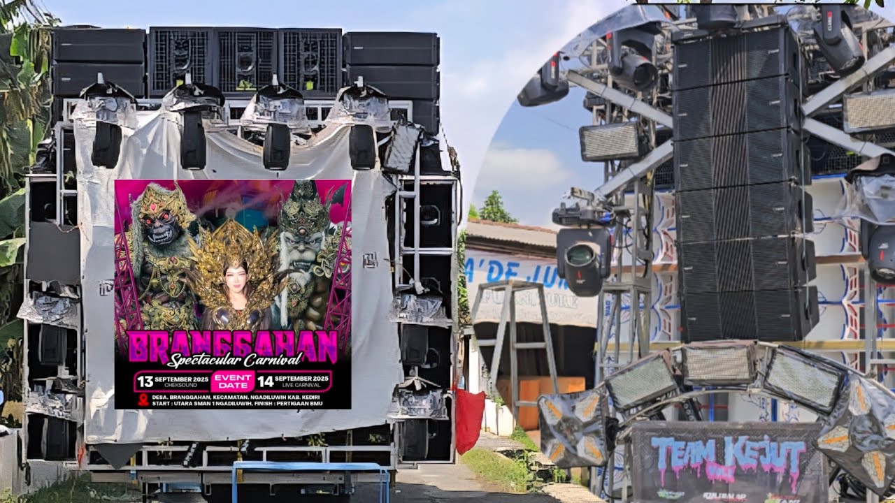 KARNAVAL BRANGGAHAN KEDIRI FUL PENONTON #karnaval  #horeg #shound #Branggahan #like #speaker #like 