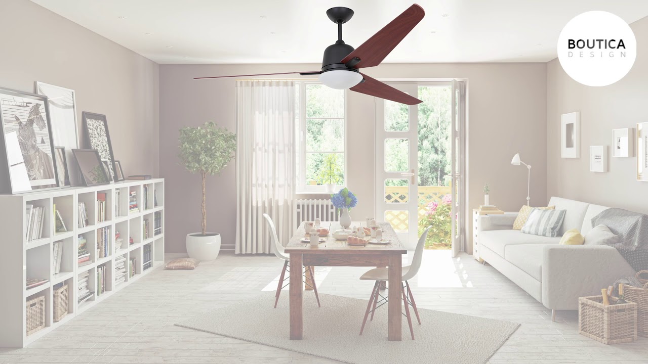 Ventilateur sur pied Breeze 122cm pied rond bronze