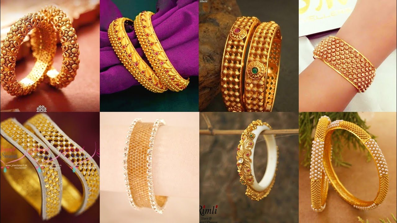 Latest Gold Bangles Designs For Party Wear EACH 10-20 Grams ...