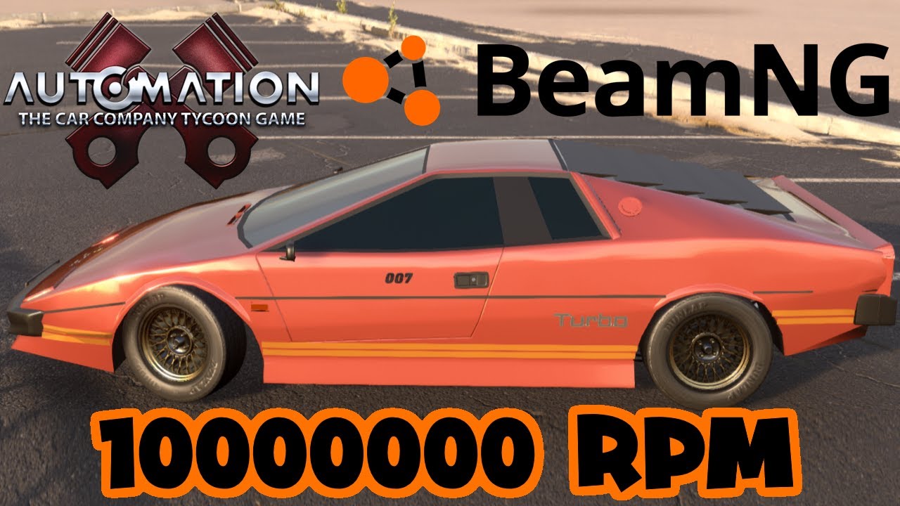 BeamNG Drive - 10 MILLION RPM CAR - Game breaking and completely broken ...