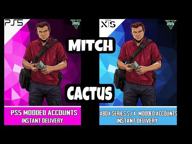 GTA 5 MODDED ACCOUNTS - PS5 - MONEY & RP - MitchCactus