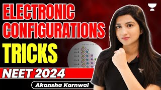 How to Write Electronic Configurations? Tricks | NEET 2024 | Akansha Karnwal
