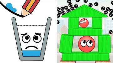 Happy Glass Puzzle VS Hide Ball Brain Teaser Logic Puzzle IQ Gameplay Walkthrough!