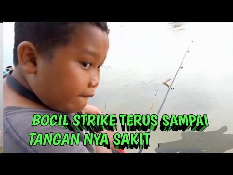 Lihat!! Mancing seru mancing nila bersama bocil yang hobi mancing ikan