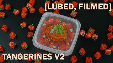 C3Equalz Tangerine V2 [LUBED, FILMED] // Typing sound test Linear Tangerine V2 Switches