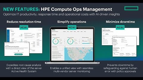 HPE Compute Ops Management Transforms IT Efficiency: New Features, Savings and AI Insights