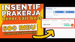 Terimakasih kerena sudah klik video ini.. langkah untuk mencairkan
dana insentif di kartu prakerja