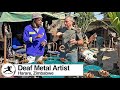 Zimbabwe deaf metal artist