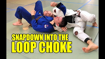 Snapdown to Loop Choke: BJJ/Jiu-Jitsu/Judo
