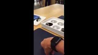 Trying on the new #applewatch