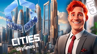 CITIES SKYLINES 2  НЕБОСКРЕБЫ КОЛЛЕДЖ ПОЛИЦЕЙСКОЕ УПРАВЛЕНИЕ  // Ep. 5