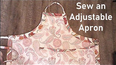 Sew a One Yard Adjustable Apron