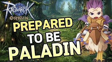 Ragnarok Origin Korea My Swordman prepared to be Paladin 라그나로크 오리진