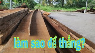 Cách THỢ MỘC cưa gỗ không bị CONG và Cách Làm Cho Thanh Gỗ CONG trở nên THẲNG rất ĐƠN GIẢN