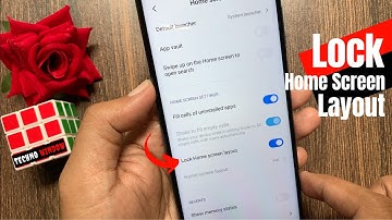 How to Lock Home Screen Layout in Redmi Note 9 Pro