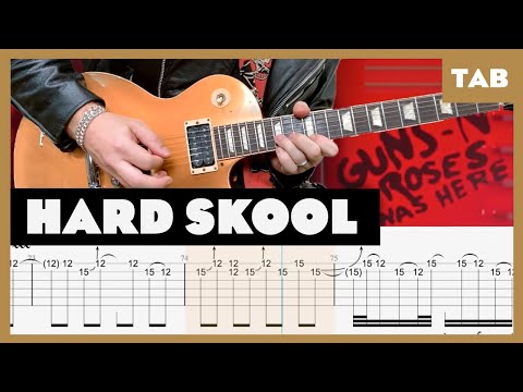 Hard Skool Guns N’ Roses Cover | Guitar Tab | Lesson | Tutorial