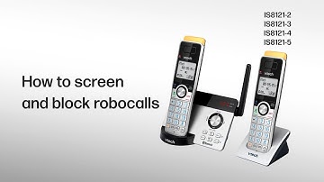 Screen robocalls with the Smart Call Blocker - VTech IS8121
