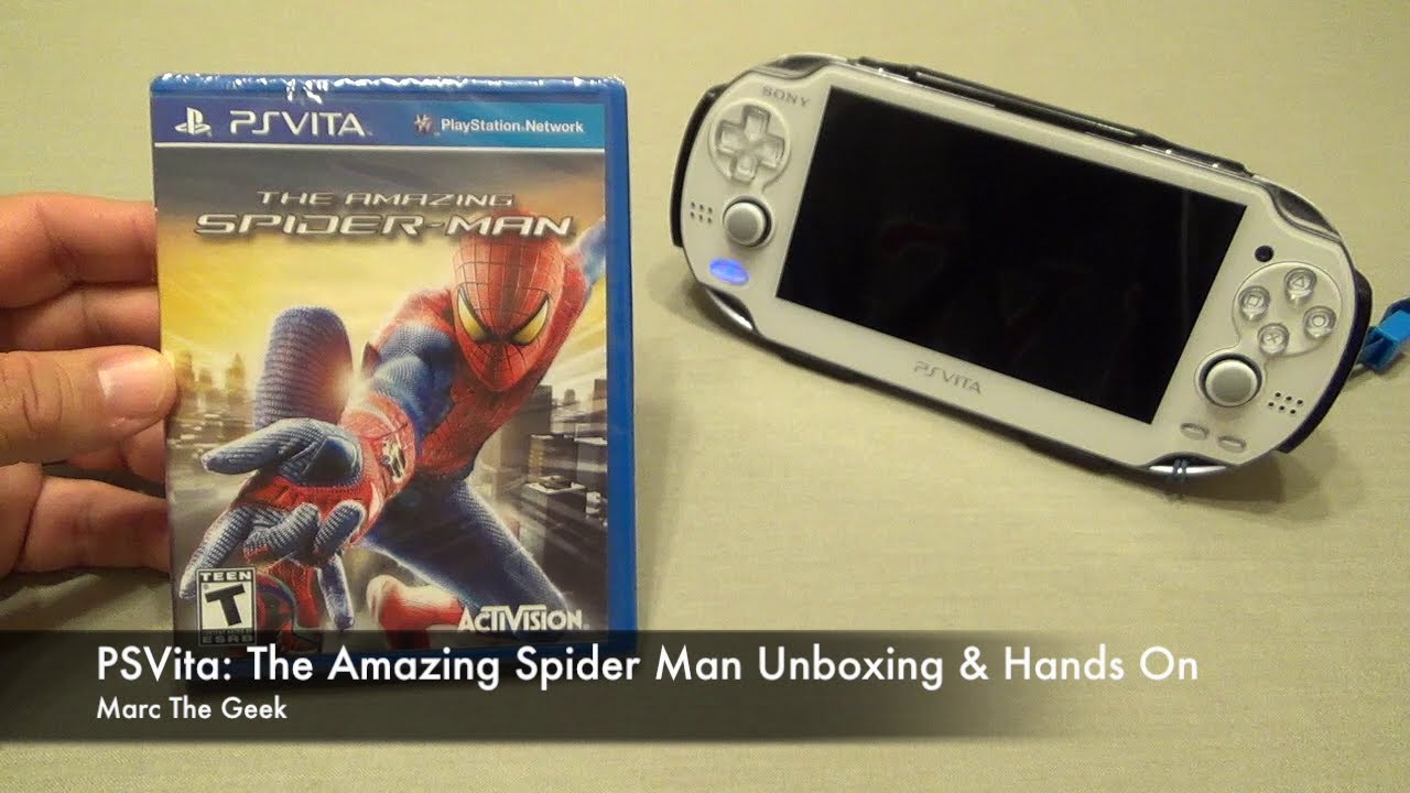 PSVita: The Amazing Spider Man Unboxing & Hands On - YouTube
