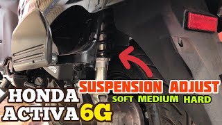 How to adjust rear suspension of activa 6g |DIY screenshot 5