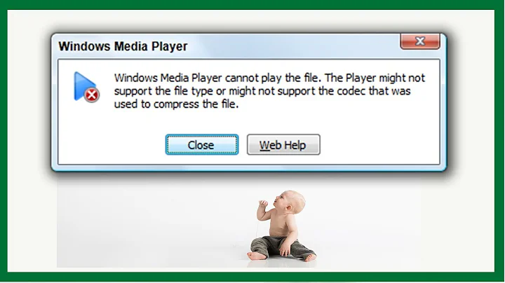 Windows Media Player has an error and can't play the file | FIX it