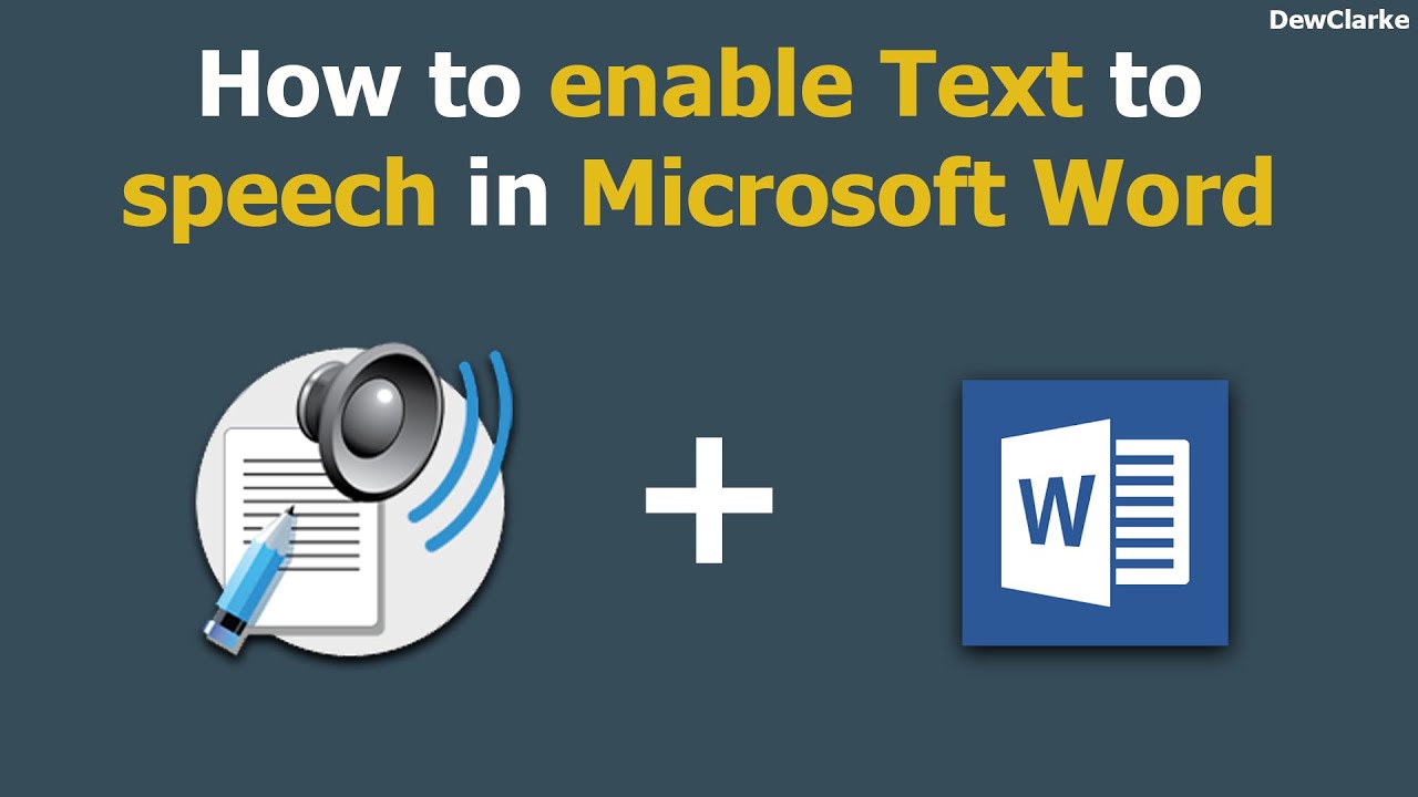 speech to text in ms word