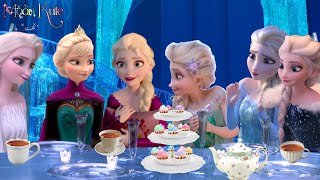 All Elsa have tea party !