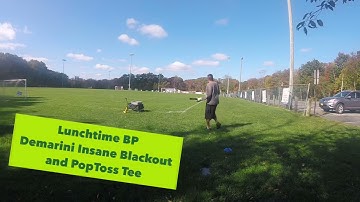 Lunchtime BP with Demarini Insane Blackout and Pop Toss Tee