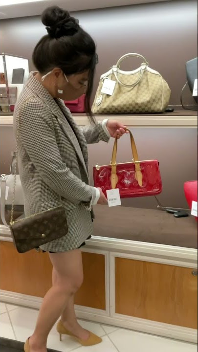 Louis Vuitton Red Monogram Vernis RODEO DRIVE Bag