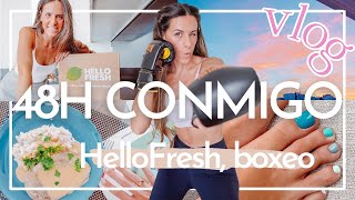 ✨💕 VLOG Fitboxing 🥊 Pedicura 💅, Haul Primark 🛍️, probando 🌱 HelloFresh 🌱 España, cena post-entreno