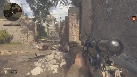 Across Map Noscope?!! Cod WW2 War