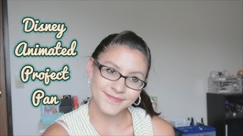 Disney Animated Project Pan Update #2 l Triggy3