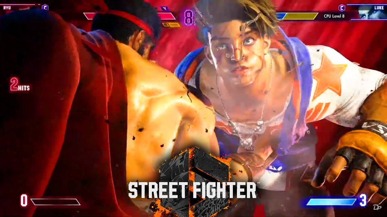 Street Fighter 6 Gameplay Trailer Shows Full Ryu vs Luke Match