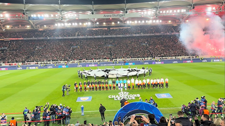 VfB Stuttgart - Paris SG 🇩🇪🇫🇷 Champions League Anthem and Choreo 2024/2025