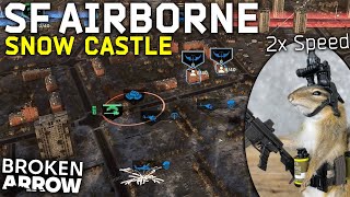 TAAG Material Gameplay 1: US SF + Airborne on Snow Castle /// Fast Push / Support
