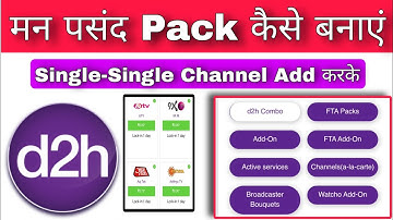 D2H Channel Selection | D2h Channel List | Videocon D2h Channel Selection | D2h Recharge Plans