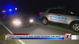Deputies: Man fires shotgun at passing vehicle after collision in Harnett County