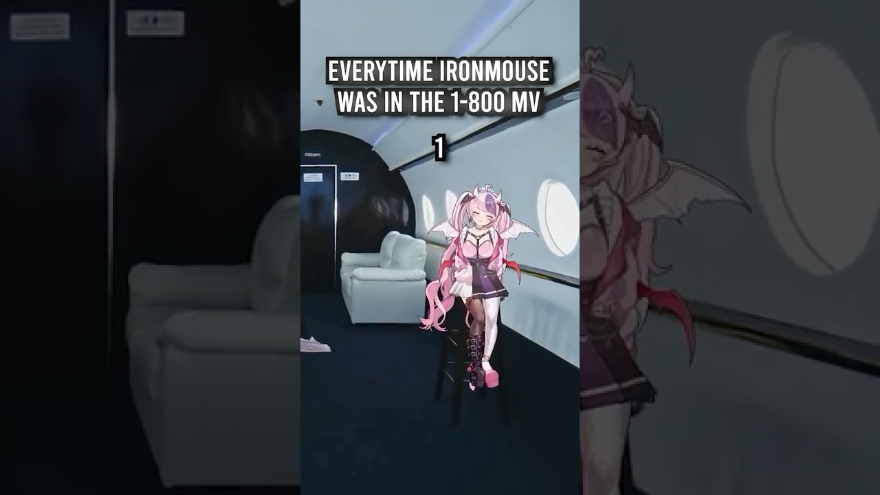 Everytime Ironmouse Was In The 1-800 Music Video!