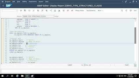 7. SAP ABAP Program on Internal Table Operations Class 7