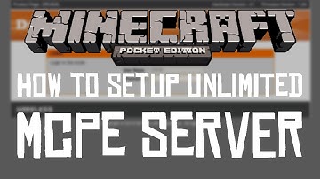 [MCPE][SERVER]How to setup an UNLIMITED MCPE SERVER [NO LEET]