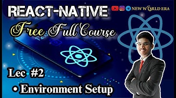 React Native Tutorial in Hindi | #2 Environment Setup | #androidstudio #node #jdk #android #ios #app