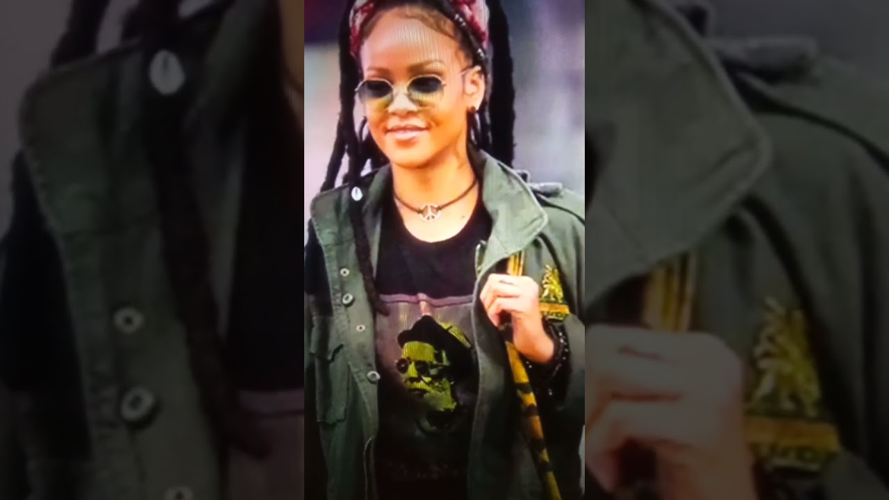 Rihanna with beautiful Locs.