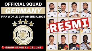KANDIDAT JUARA! Ini Daftar 26 Pemain Timnas Jerman di Piala Dunia 2026