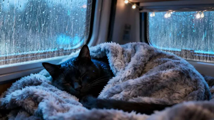 Leave It All To Sink Into Heavy Rain And Thunderstorms - Relax And Sleep In Cozy Car