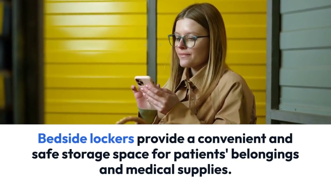 hospital bed side locker