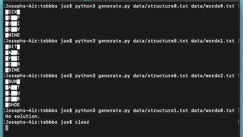 CS50 Intro to AI project3: Crossword
