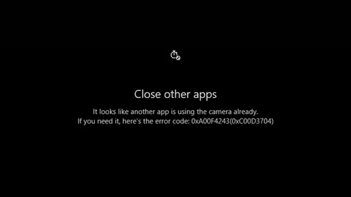 How To Fix Camera Being Used By Another App [0xa00f4243(0xc00d3704)] on Windows 10 Problem