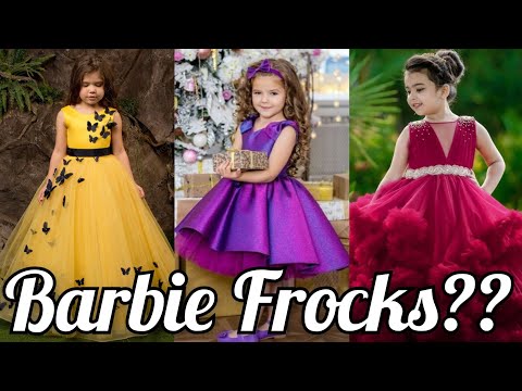 M Albela Collection Sleeveless Party Wear Net Barbie Frocks for Girls |  Udaan - B2B Buying for Retailers