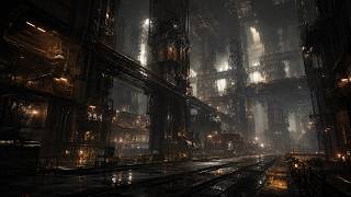 Abandoned Cyberpunk Megastructure | Dark Industrial Ambience