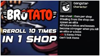 Brotato How to Reroll 10 Times in a Single Shop (Abyssal Terrors DLC)