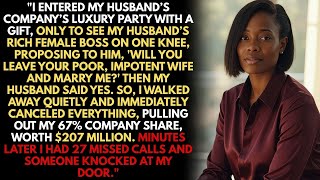 His Boss Proposed At The Gala, So I Walked Away With My $27 Million Empire